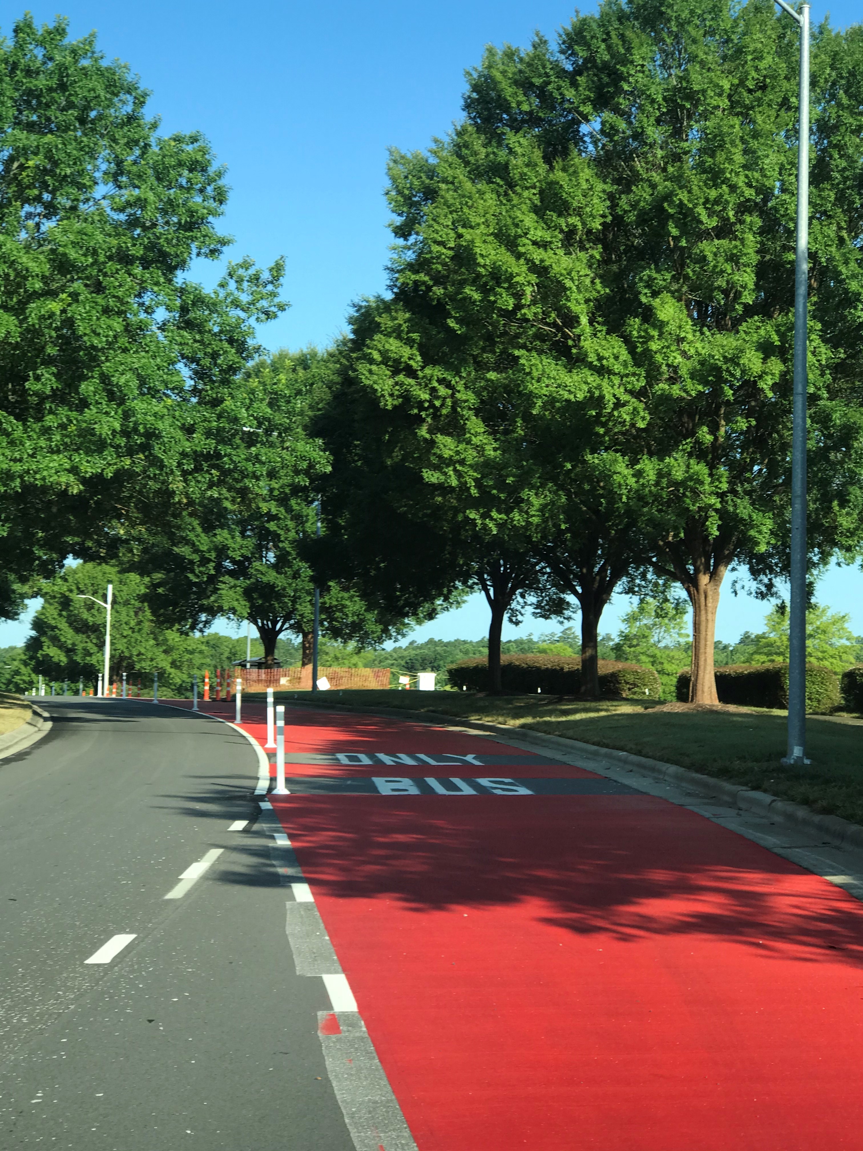 Red bus lane Red bus lane