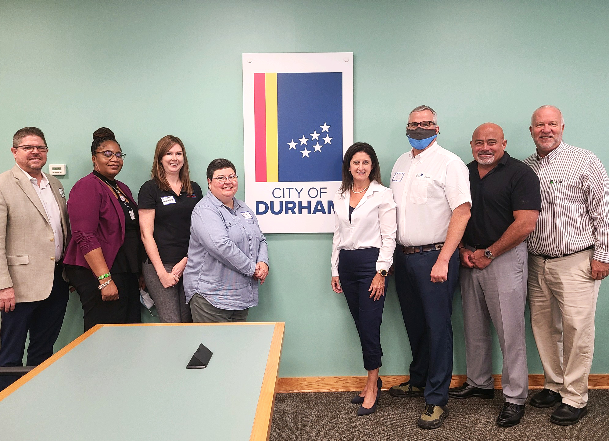 Photo of Doug Middleton, Tara Caldwell, Stephanie Maher, Laurie Barrett, Joanna Rustin, Sean Egan, Chris Langmayer and David Bonner. Photo of Doug Middleton, Tara Caldwell, Stephanie Maher, Laurie Barrett, Joanna Rustin, Sean Egan, Chris Langmayer and David Bonner.